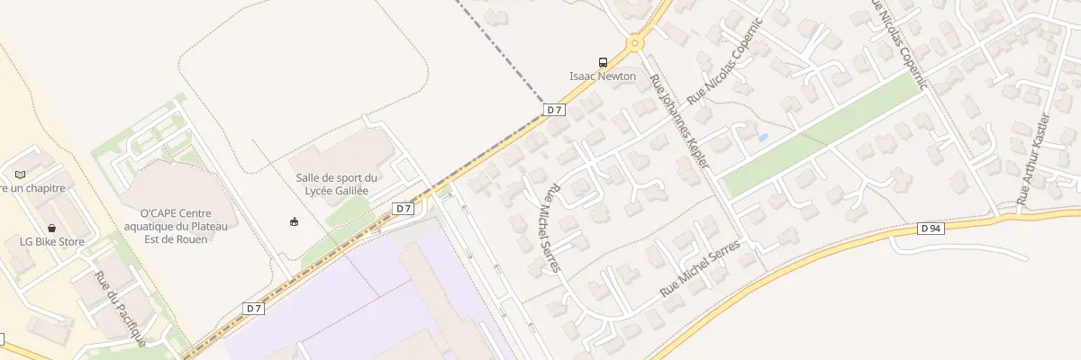 Plan du 140 Rue Michel Serres à Franqueville-Saint-Pierre