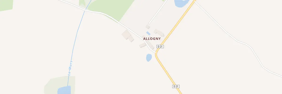 Plan du 2 Allogny à Murs