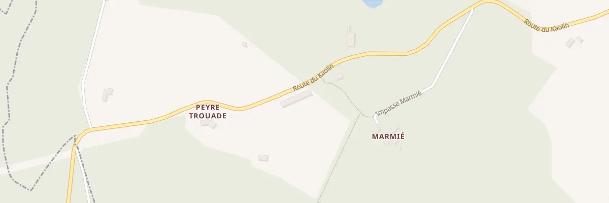 Plan du 679 Rte du Kaolin à Pomarède