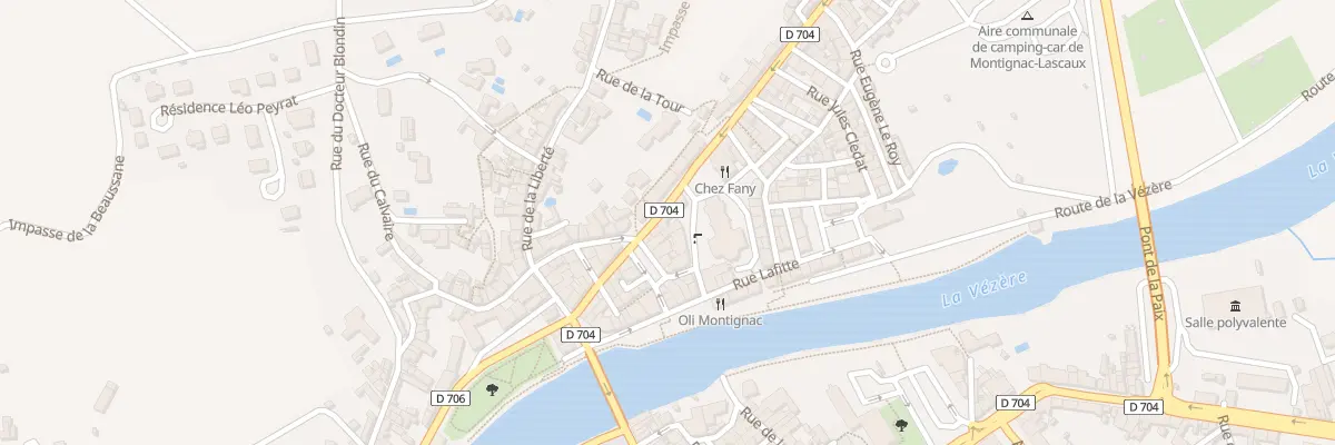 Plan du 20 Rue de Juillet à Montignac-Lascaux