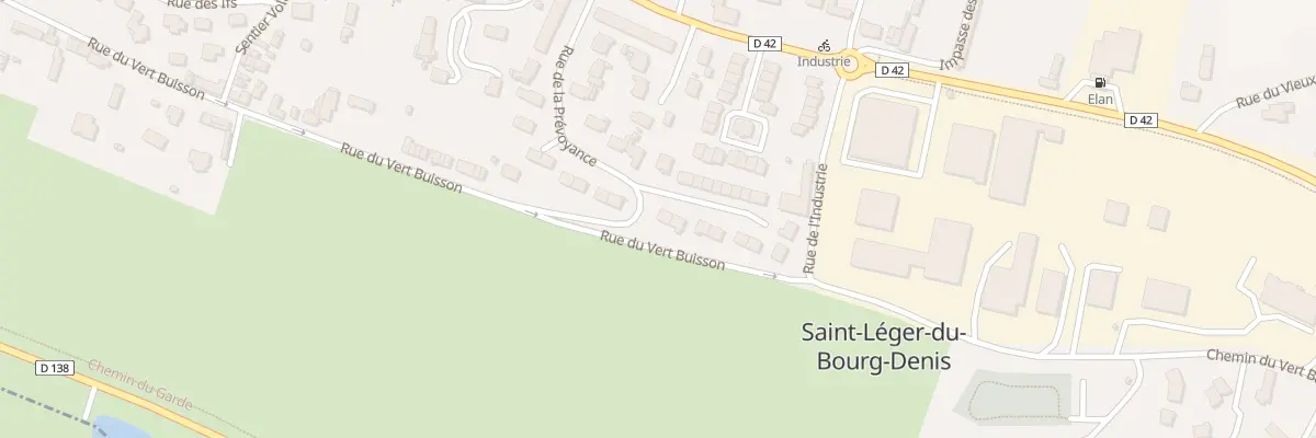 Plan du 2 Imp des Aubépines à Saint-Léger-du-Bourg-Denis