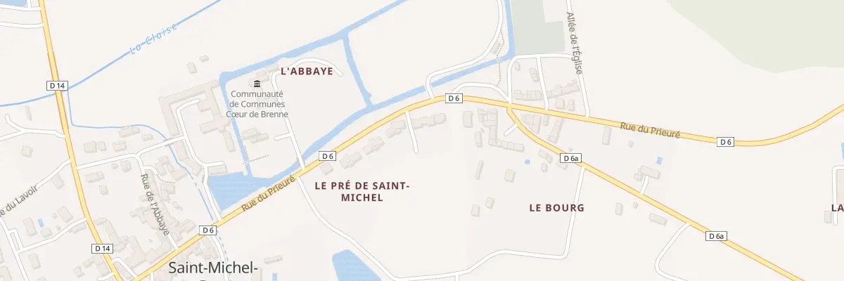 Plan du 16 Rue du Prieuré à Saint-Michel-en-Brenne