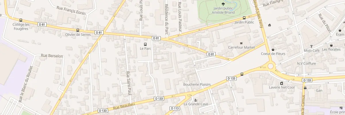 Plan du 13 Rue Beaulieu à Louviers