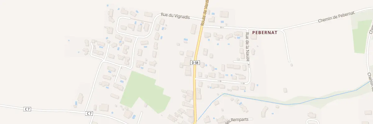 Plan du 15 Av de Verdun au Burgaud