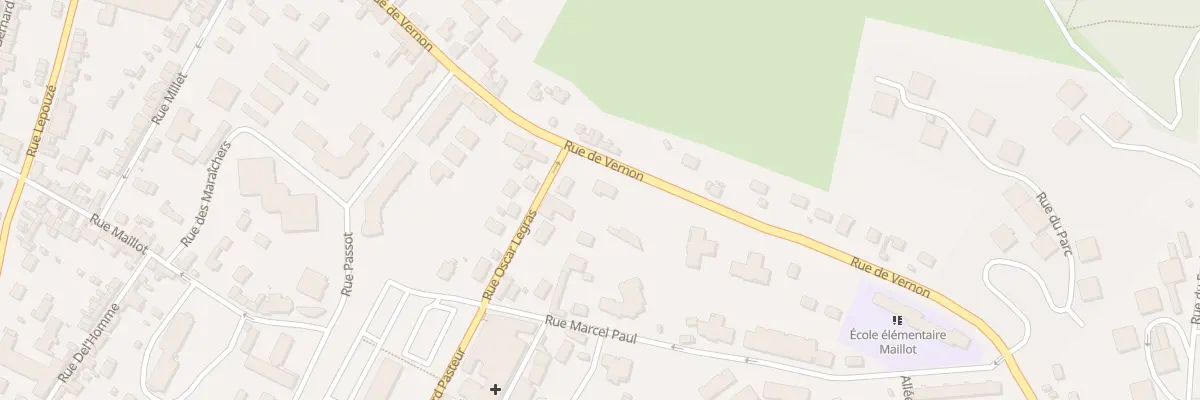 Plan du 46 Rue de Vernon à Évreux