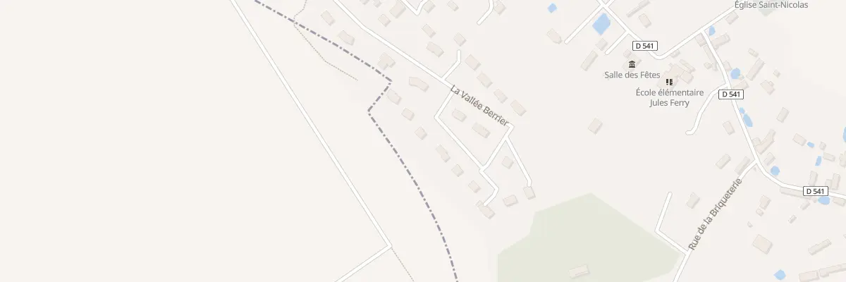 Plan du 9259 Rue de Carcouet à La Chapelle-du-Bois-des-Faulx
