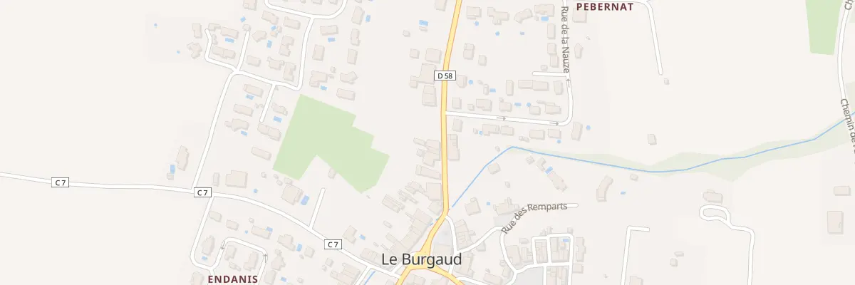 Plan du 7 Av de Verdun au Burgaud