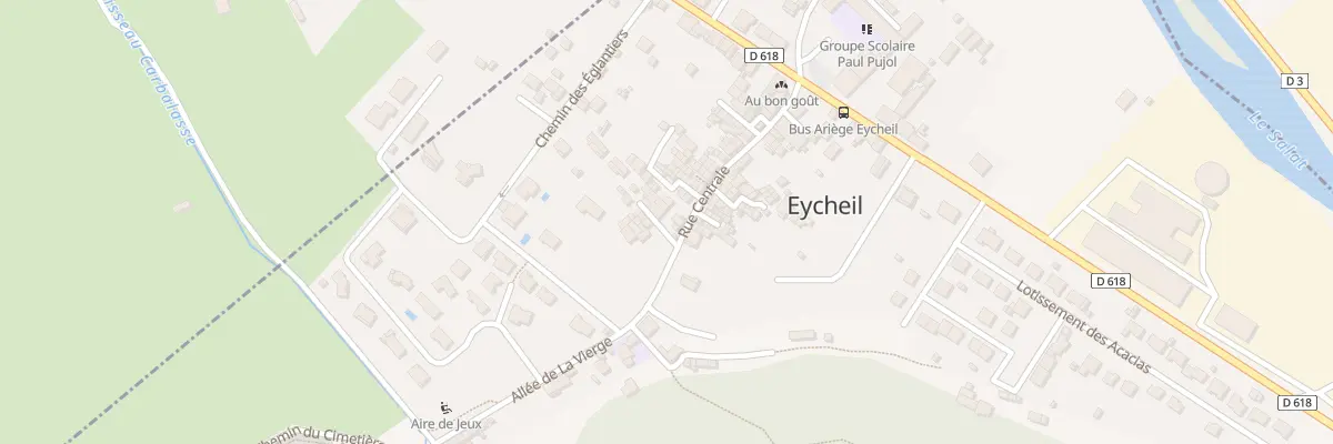 Plan du 1 Imp des Lilas à Eycheil