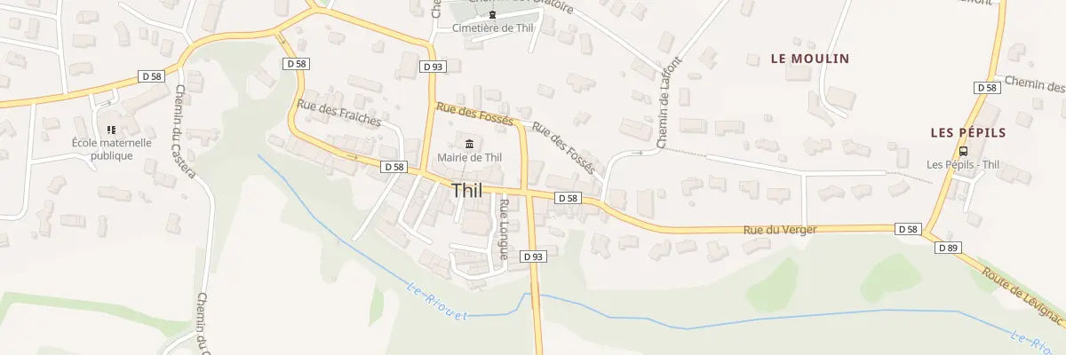 Plan du 8 Le Village à Thil