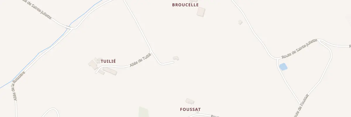 Plan du 191 All de Tuilié à Sainte-Juliette