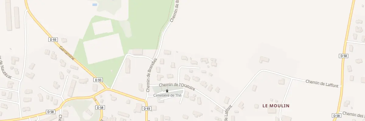 Plan du 7 Las Goujos à Thil