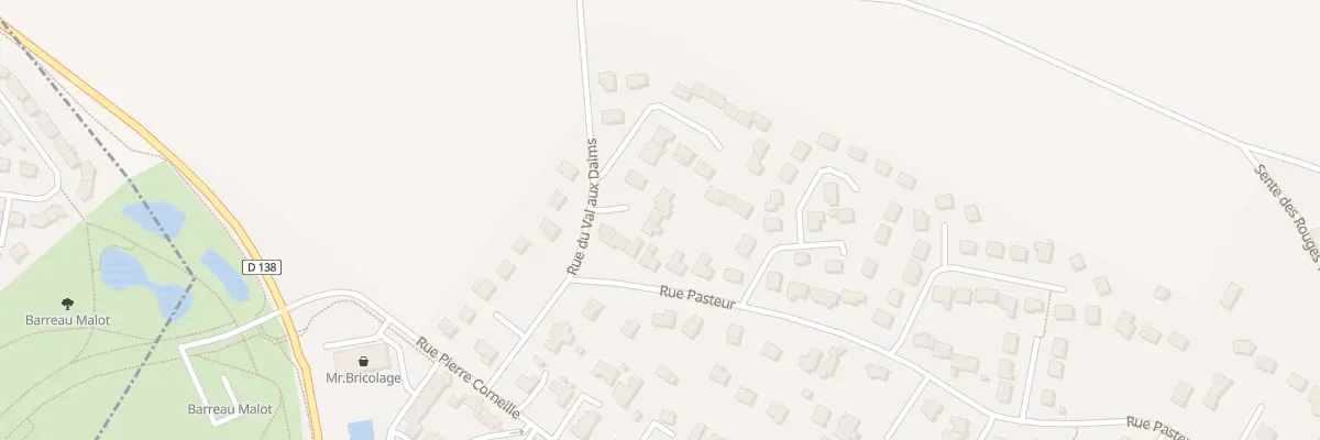 Plan du 6 Rue du Val aux Daims à Franqueville-Saint-Pierre