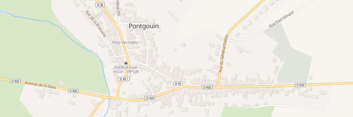Plan du 21 Rue du Pont de l’Aumône à Pontgouin