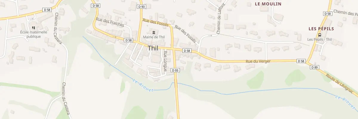 Plan du 17 Le Village à Thil