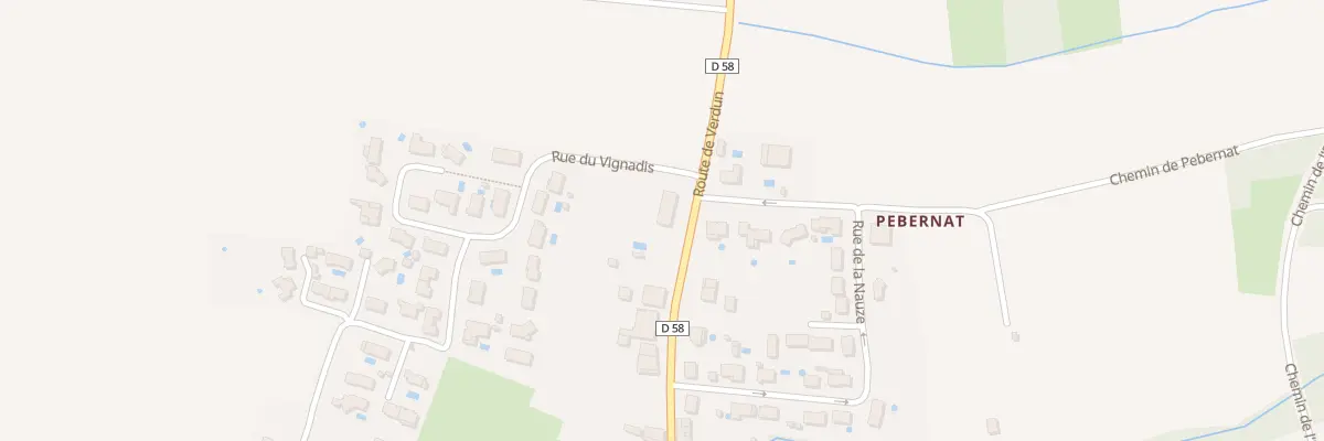 Plan du 19 Av de Verdun au Burgaud