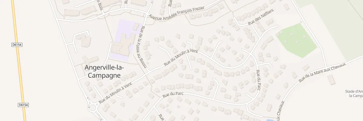 Plan du 1 Pl des Bouleaux à Angerville-la-Campagne