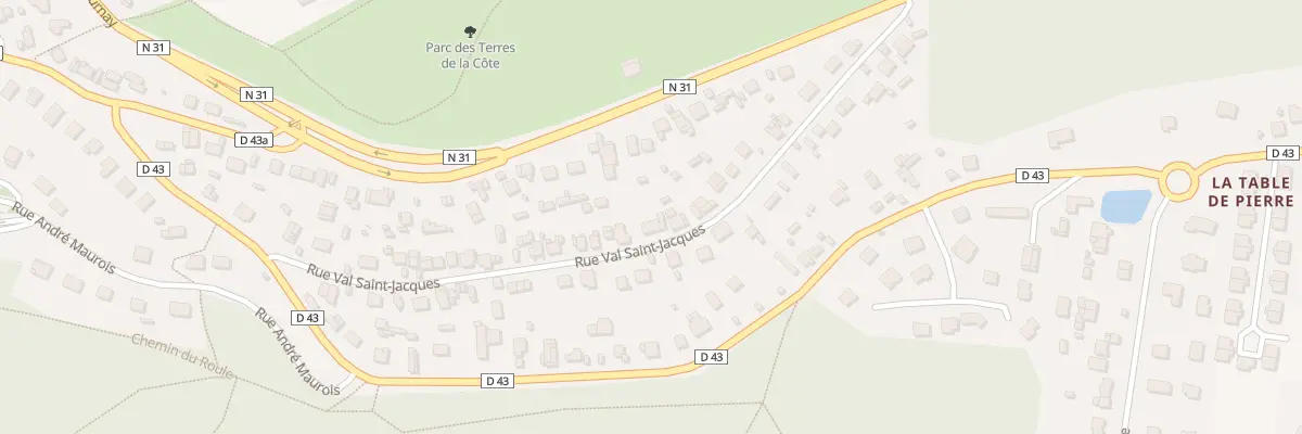 Plan du 43 Rue Val Saint Jacques à Darnétal