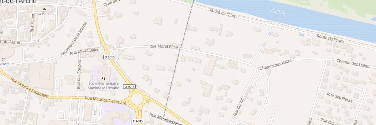 Plan du 10 Rue Morel Billet aux Damps