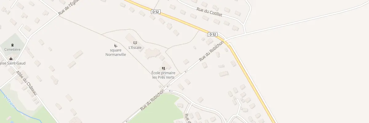 Plan du 2 Rue du Robichon à Normanville