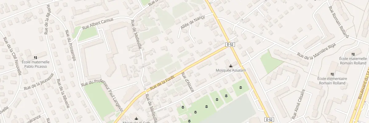 Plan du 20 Rue de la Forêt à Évreux