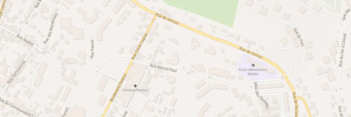 Plan du 71 Rue Marcel Paul à Évreux