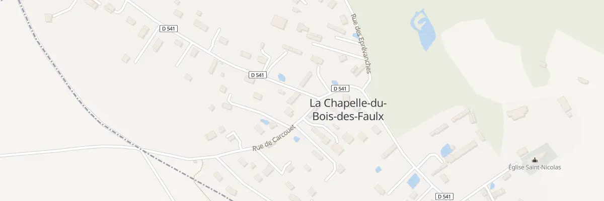 Plan du 2 Rue de Carcouet à La Chapelle-du-Bois-des-Faulx