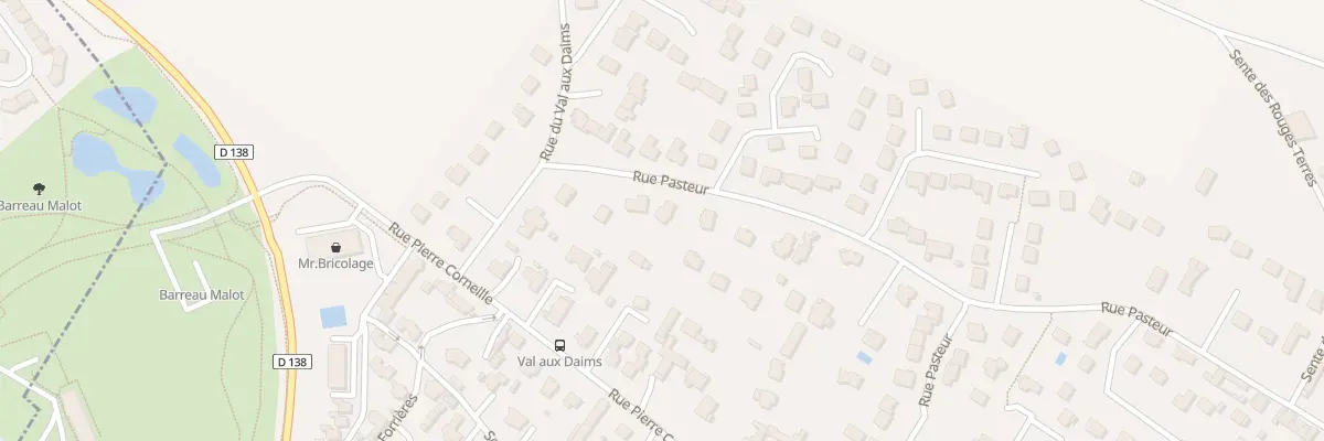 Plan du 711 Rue Pasteur à Franqueville-Saint-Pierre