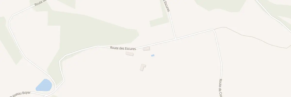 Plan du 1 Lescuras à Nailhac