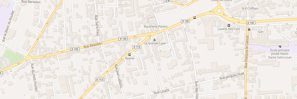 Plan du 2F Rue de la Ravine à Louviers