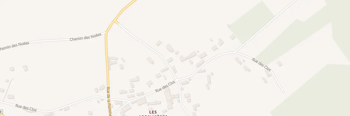Plan du 20 Rue du Pressoir à Droisy
