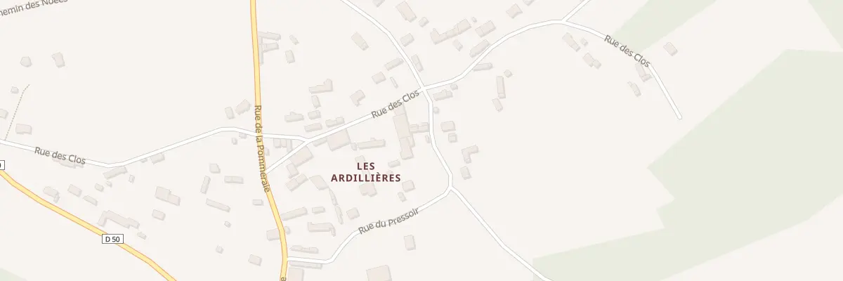 Plan du 11 Rue du Pressoir à Droisy