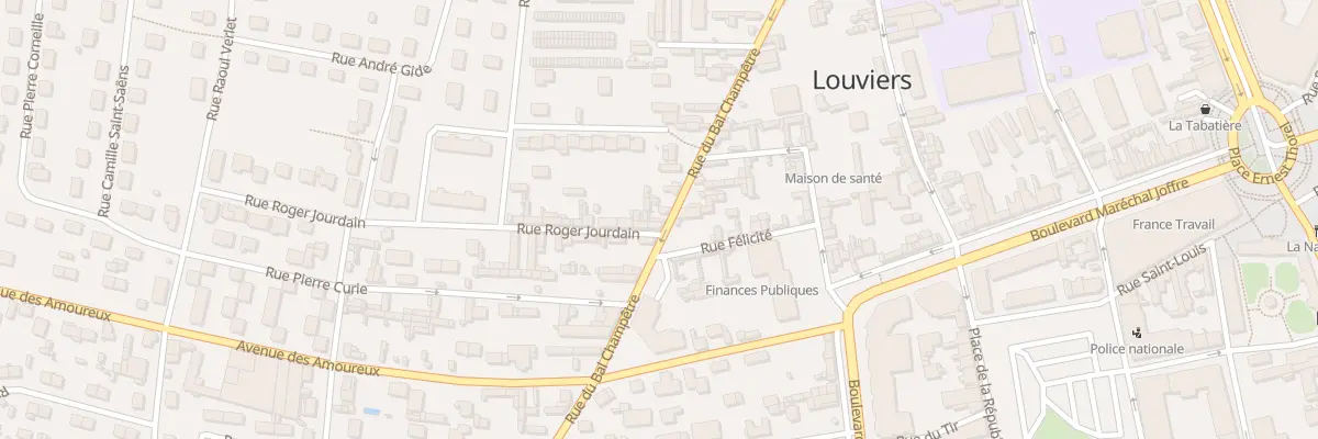Plan du 53 Rue du Bal Champêtre à Louviers