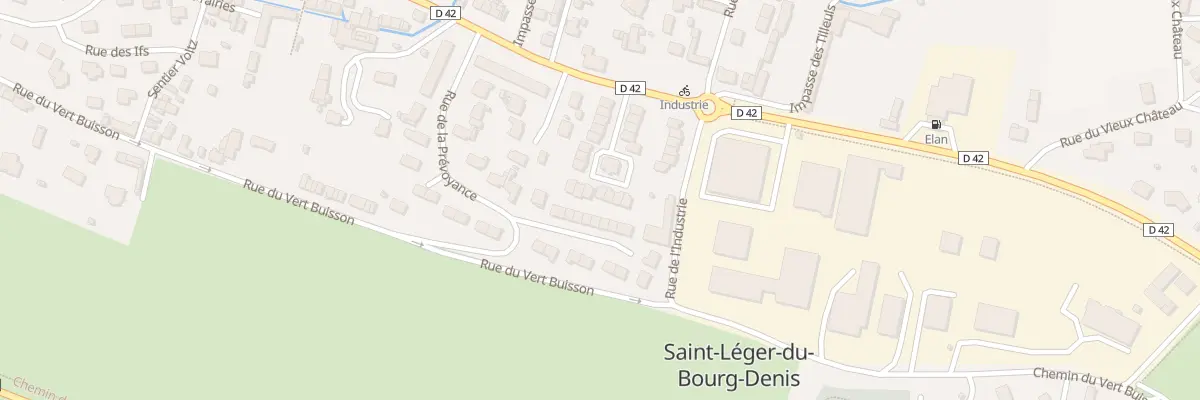 Plan du 12 All Prosper Boulanger à Saint-Léger-du-Bourg-Denis