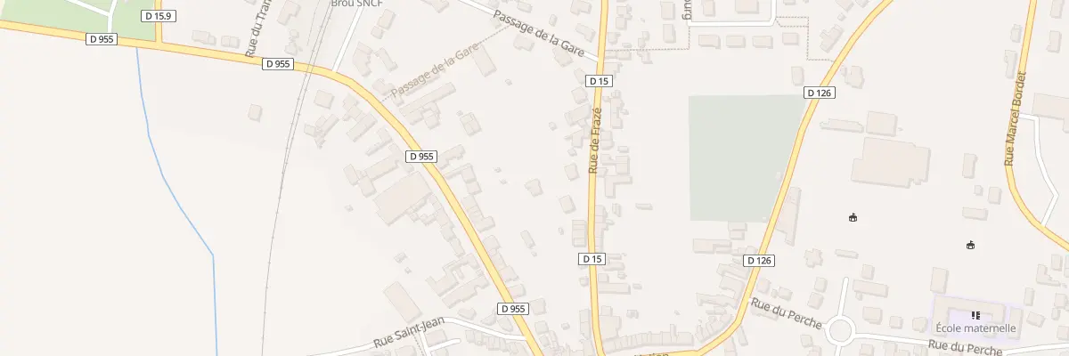 Plan du 25B Rue de Frazé à Brou