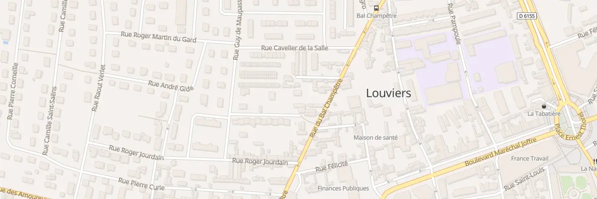 Plan du 67B Rue du Bal Champêtre à Louviers