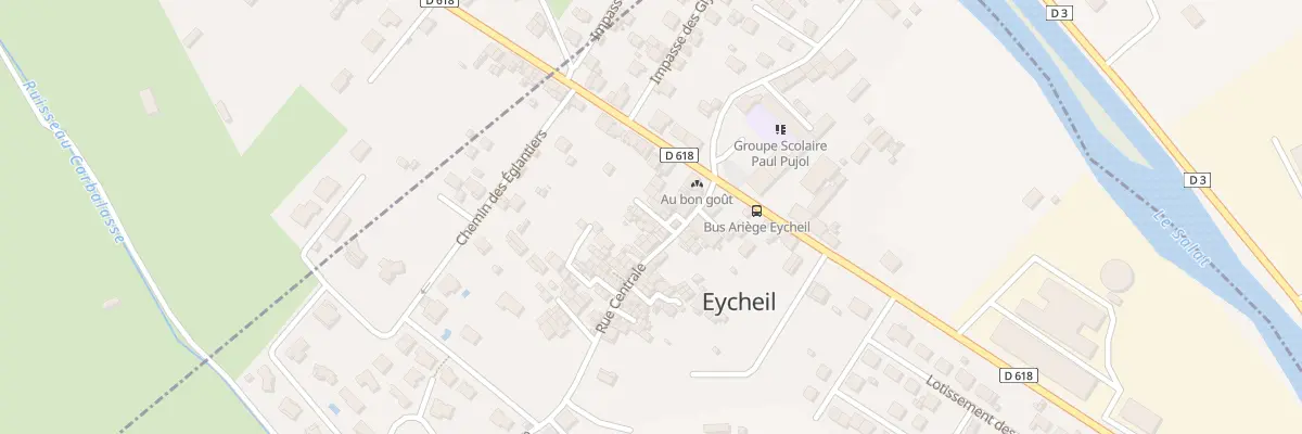 Plan du 2 Imp des Rosiers à Eycheil