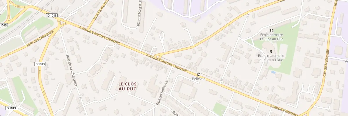 Plan du 2 Rue d’Hardencourt à Évreux