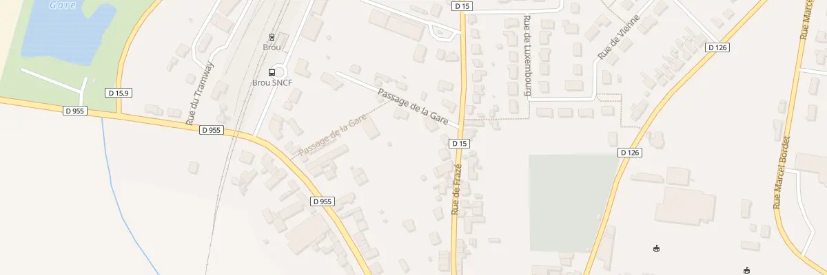 Plan du 39 Rue de Frazé à Brou