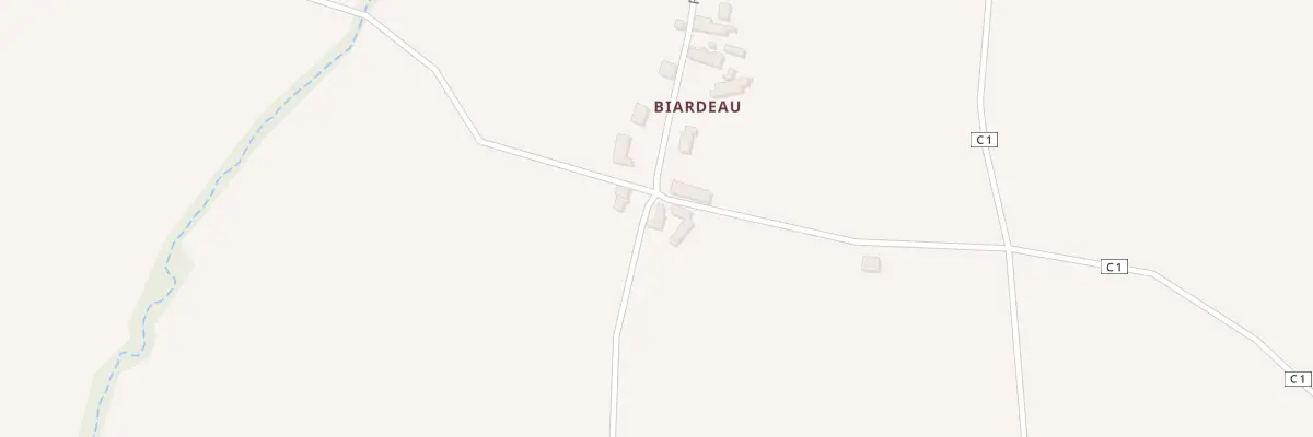 Plan du 2 Biardeau à Chemillé-sur-Indrois