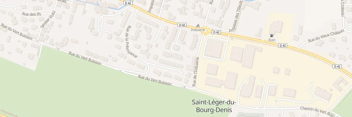 Plan du 13 All Prosper Boulanger à Saint-Léger-du-Bourg-Denis
