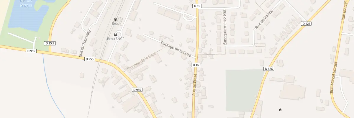 Plan du 39 Rue de Frazé à Brou