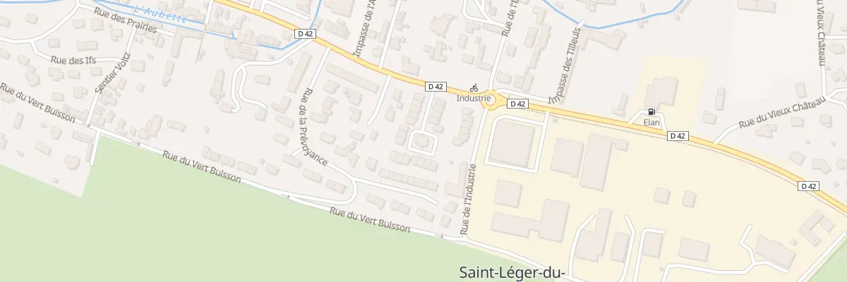 Plan du 35 All Prosper Boulanger à Saint-Léger-du-Bourg-Denis