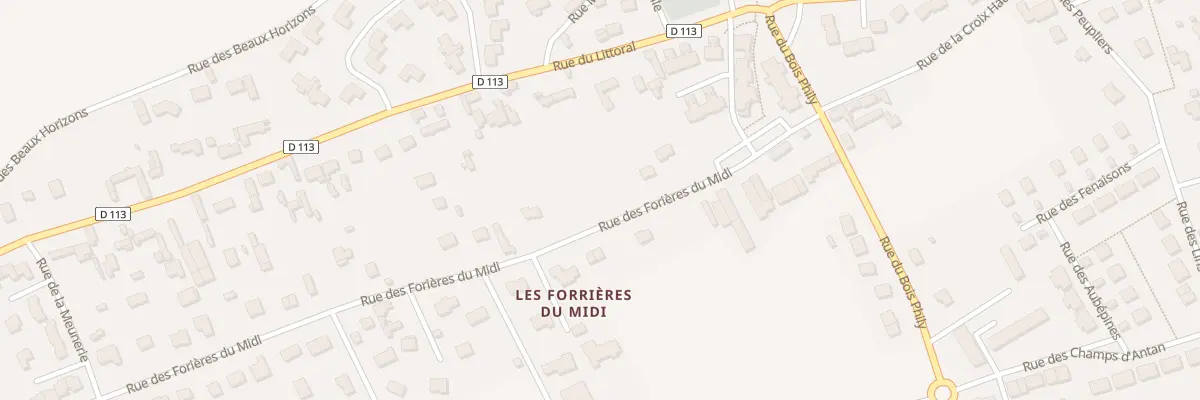 Plan du 30 Rue des Forières du Midi à Petit-Caux