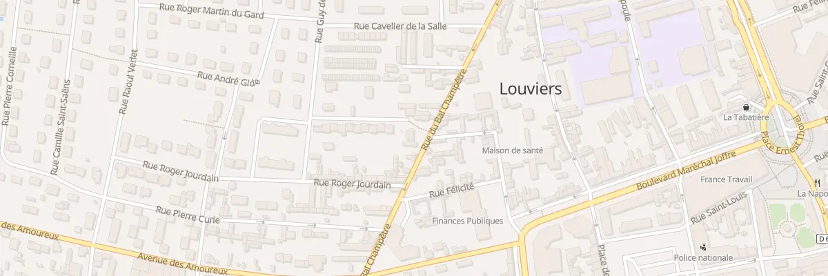 Plan du 61B Rue du Bal Champêtre à Louviers