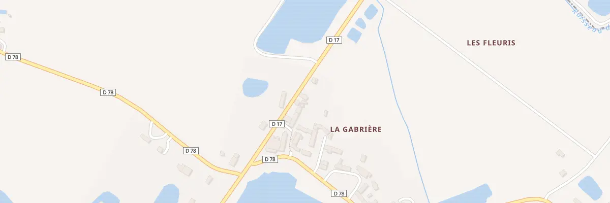 Plan du 21 La Gabriere à Lingé