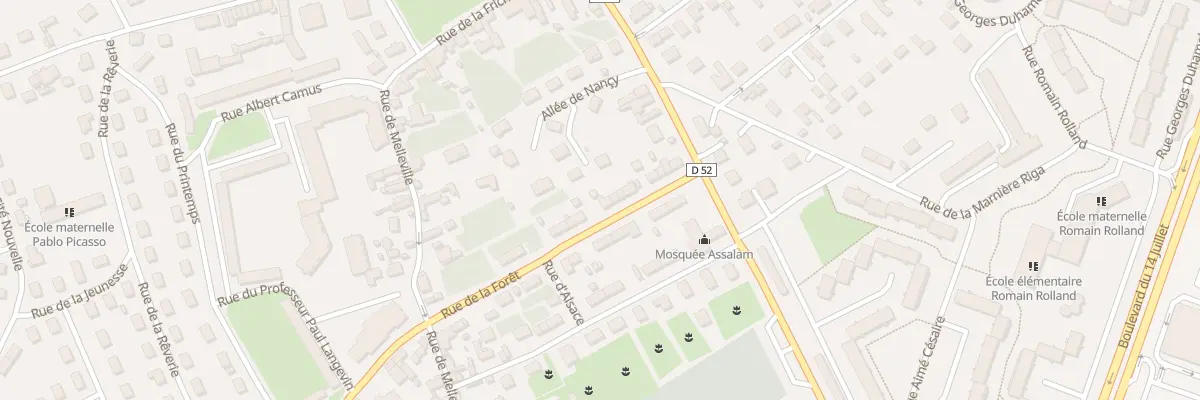 Plan du 16 Rue de la Forêt à Évreux