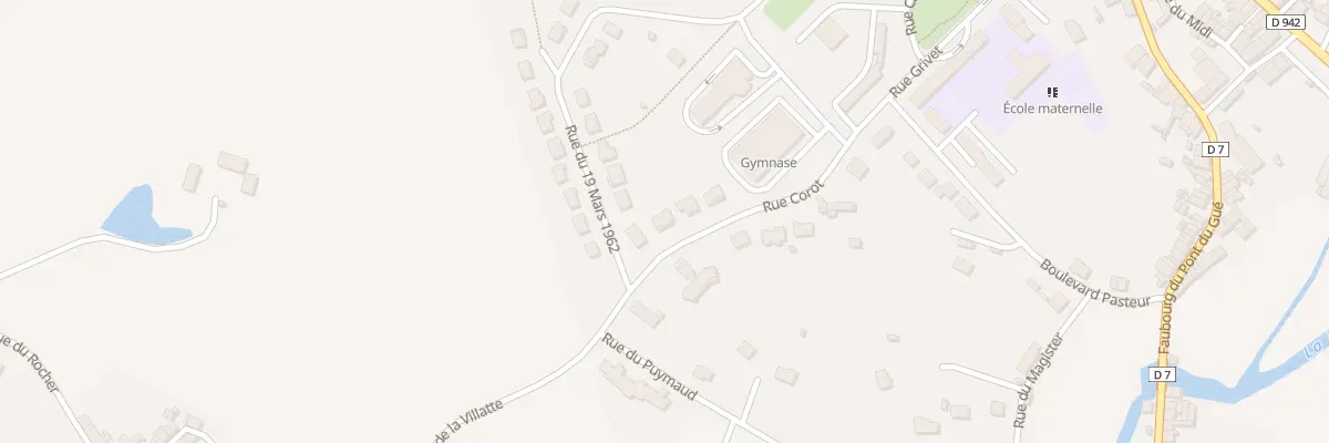 Plan du 6143 La Ville à Magnac-Laval