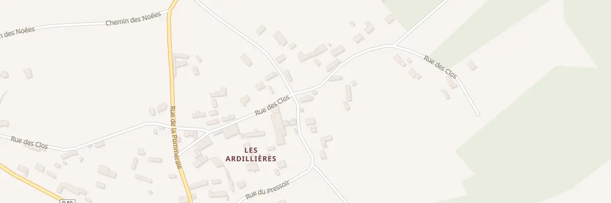 Plan du 18 Rue du Pressoir à Droisy