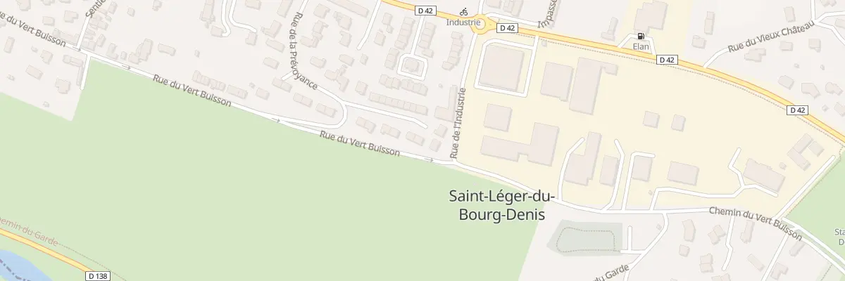 Plan du 12 Imp des Aubépines à Saint-Léger-du-Bourg-Denis