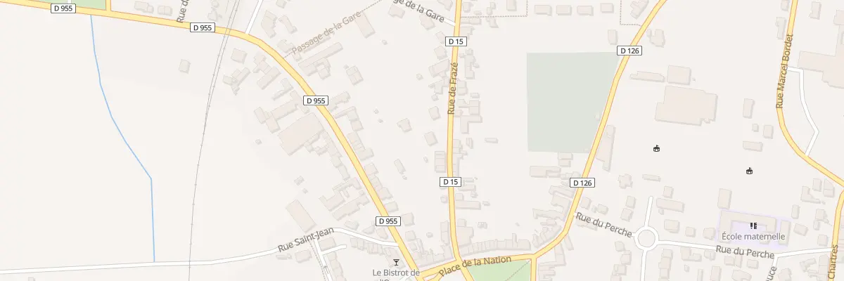 Plan du 23 Rue de Frazé à Brou